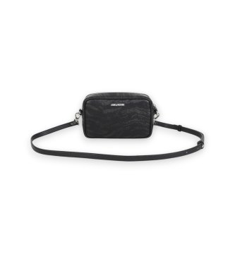 Zadig & Voltaire Schwarze genarbte Tasche