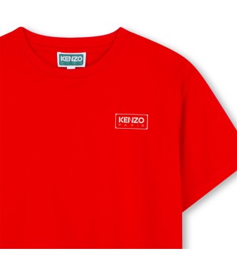 Kenzo Kids T-shirt Rødt logo
