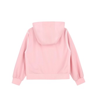 Kenzo Kids Moletom Piqué rosa