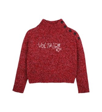 Zadig & Voltaire Jersey Voltaire rojo