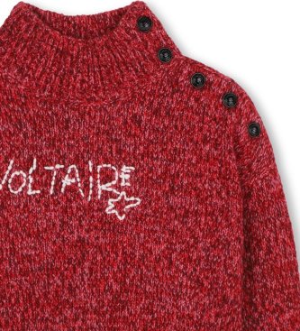 Zadig & Voltaire Jersey Voltaire rojo