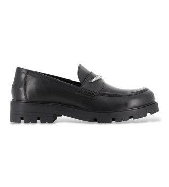 Zadig & Voltaire Black Leather Joe Loafers