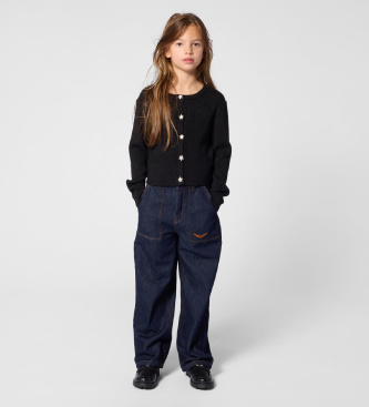 Zadig & Voltaire Black Leather Joe Loafers