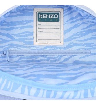 Kenzo Kids Mochila Tiger azul
