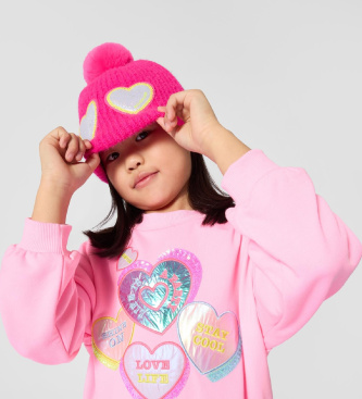 Billieblush Jurk Heart roze