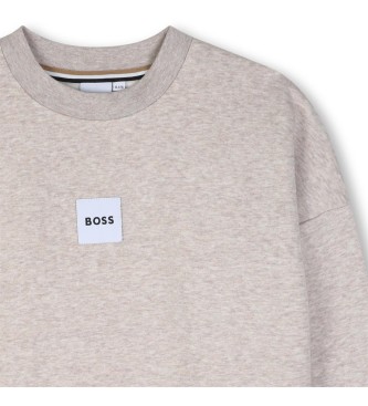 BOSS Varm beige sweatshirt