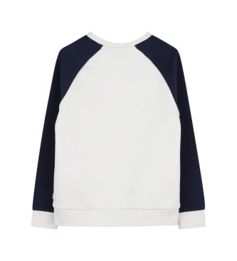 BOSS Casual hvid sweatshirt