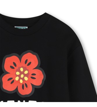 Kenzo Kids Sudadera Flower negro