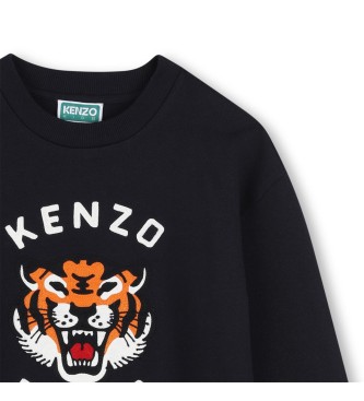 Kenzo Kids Moletom Tiger marinho