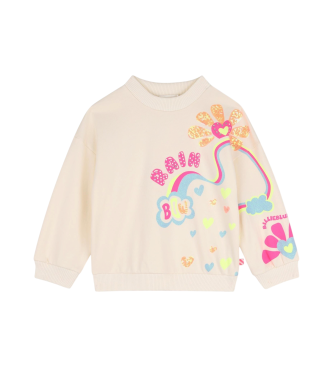Billieblush Beige Rain Sweatshirt