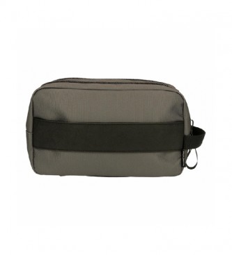 Pepe Jeans Pepe Jeans Village toiletry bag two compartments adaptable grey 