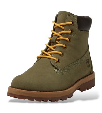 Timberland Boots i skinn Courma Kid grön