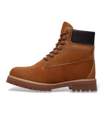Timberland Bottes en cuir Heritage marron