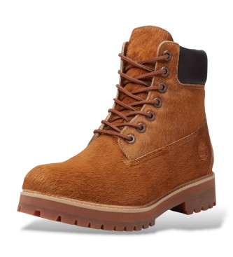 Timberland Bottes en cuir Heritage marron