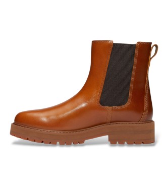 Timberland Stivaletti Chelsea in pelle Britton Drive marrone