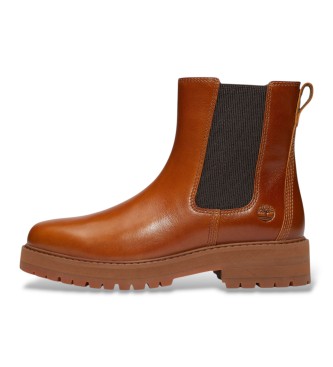 Timberland Stivaletti Chelsea in pelle Britton Drive marrone