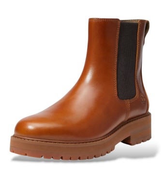 Timberland Stivaletti Chelsea in pelle Britton Drive marrone