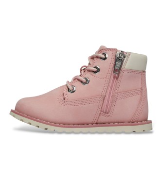 Timberland Stivali in pelle Pokey Pine rosa