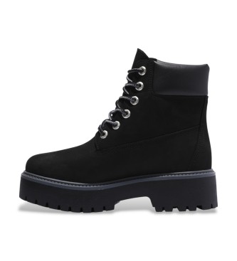 Timberland Stivali in pelle Stone Street 6 Inch neri
