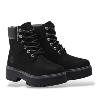 Timberland Stivali in pelle Stone Street 6 Inch neri