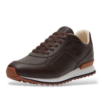 Timberland Scout Heights dark brown leather sneakers