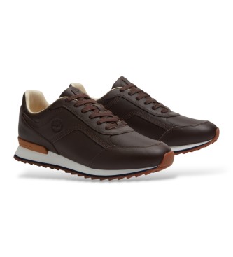 Timberland Scout Heights dark brown leather sneakers