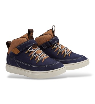 Timberland Lisbon Street sneakers i marineblåt læder