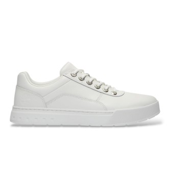 Timberland White Maple Grove Leather Sneakers
