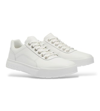 Timberland White Maple Grove Leather Sneakers