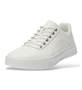 Timberland White Maple Grove Leather Sneakers
