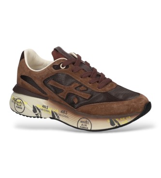 Premiata Baskets en cuir Moerund marron