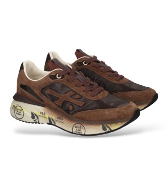 Premiata Baskets en cuir Moerund marron