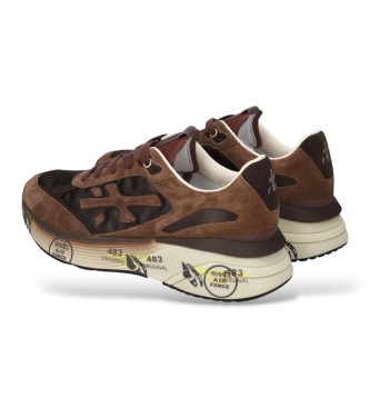 Premiata Baskets en cuir Moerund marron