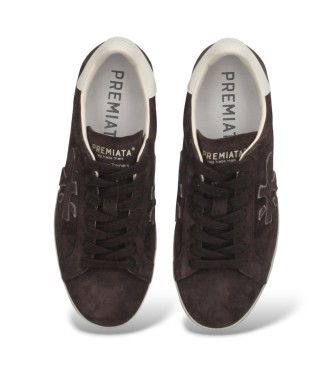Premiata Baskets en Cuir Steven marron