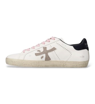 Premiata Ledersneaker Stevend weiß