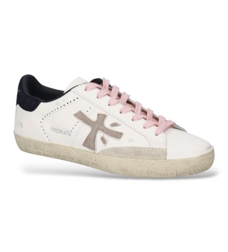 Premiata Ledersneaker Stevend weiß