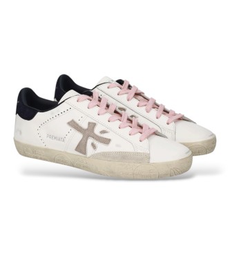 Premiata Ledersneaker Stevend weiß