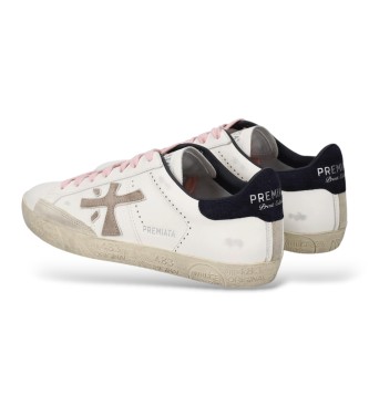 Premiata Ledersneaker Stevend weiß