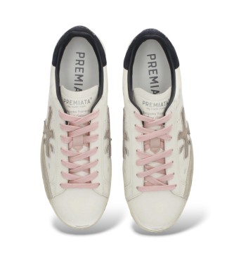 Premiata Ledersneaker Stevend weiß