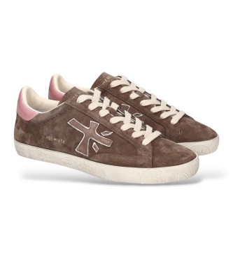 Premiata Stevend Ledersneaker braun