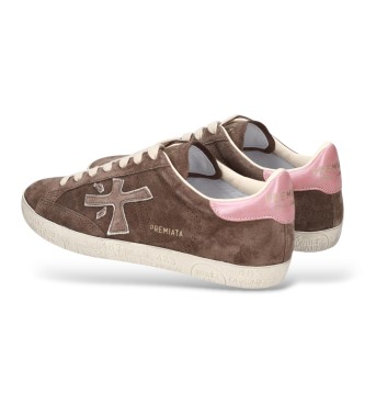 Premiata Stevend Ledersneaker braun