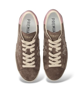 Premiata Stevend Ledersneaker braun