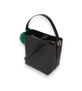Karl Lagerfeld Black Pebble Bag