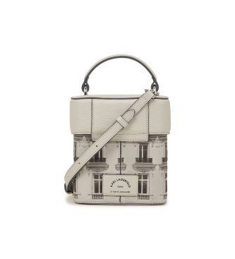 Karl Lagerfeld Maison Karl Essentials beige crossbody bag