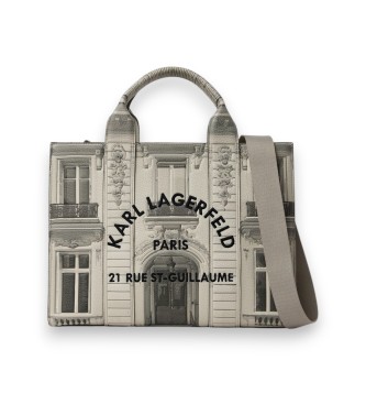 Karl Lagerfeld Exclusive beige Maison de Karl tote bag