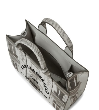 Karl Lagerfeld Exclusive beige Maison de Karl tote bag