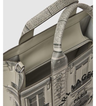 Karl Lagerfeld Exclusive beige Maison de Karl tote bag