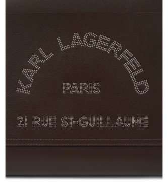 Karl Lagerfeld Brown Medium Daily Bag