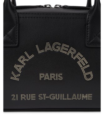 Karl Lagerfeld Black Daily East Zip Bag