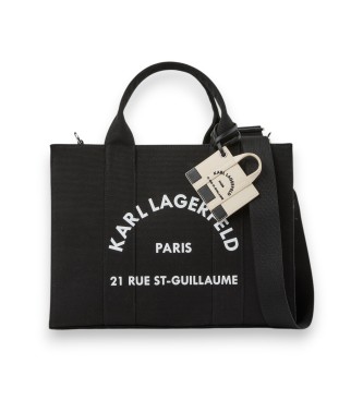 Karl Lagerfeld Black Square Charm Bag